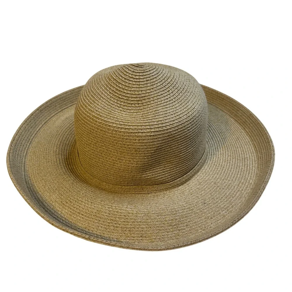 San Diego Hat Co Womens Wide Brim Sun Hat Tan Packable Beach Resort One Size